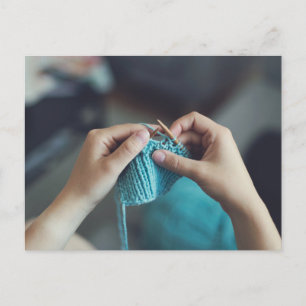 Carte Postale tricotage