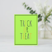 Carte Postale Tricoter ou traiter (Debout devant)