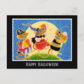 Carte Postale Tricoter ou traiter sur mesure Halloween Cute Mice (Devant)