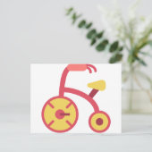 Carte Postale tricycle (Debout devant)