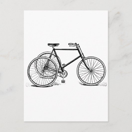 Carte Postale Tricycle antique (Devant)