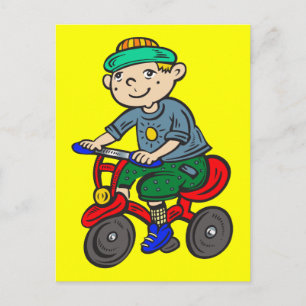 Carte Postale Tricycle pour enfants