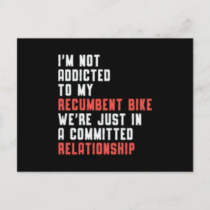 Carte Postale Tricycle Triker Recumbent Bike Trike Vintage Funny