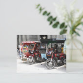 Carte Postale Tricycles (Debout devant)