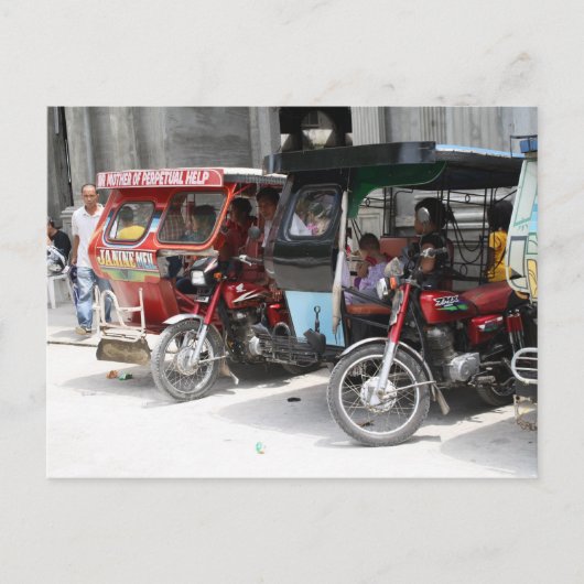 Carte Postale Tricycles (Devant)