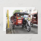 Carte Postale Tricycles (Devant / Derrière)