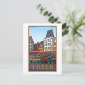 Carte Postale Trier - Hauptmarkt (Debout devant)