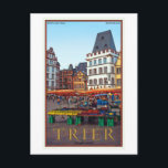 Carte Postale Trier - Hauptmarkt<br><div class="desc">Le principal carré de marché (Hauptmarkt) dans la ville romaine historique de Trier,  Allemagne</div>