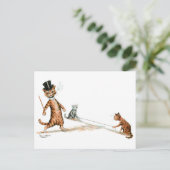 Carte Postale Trier le chat Louis Wain (Debout devant)
