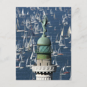 Carte Postale trieste faro della vittoria
