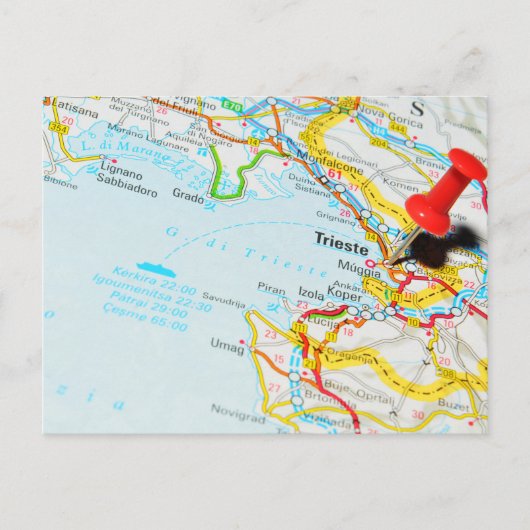 Carte Postale Trieste, Italie (Devant)