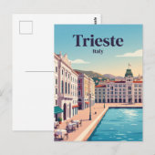 Carte Postale Trieste, Italie (Devant / Derrière)