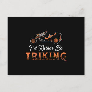 Carte Postale Triker Je Préférerais Triking Moteur Trike Vintage