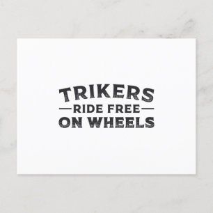 Carte Postale Triker Trikers Circuler Gratuitement Sur Roues Tri