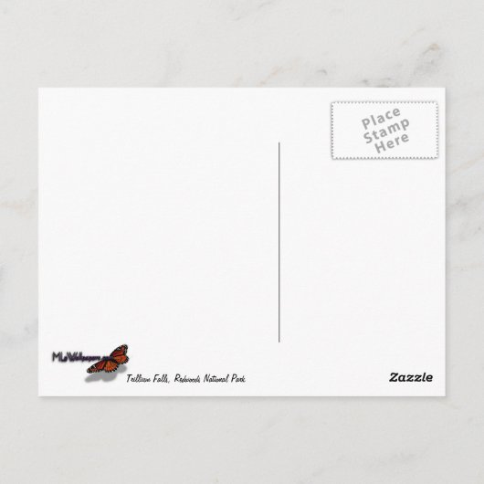 Carte Postale Trillium Falls (Dos)