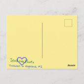 CARTE POSTALE TRILLIUMS (Dos)