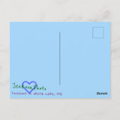 CARTE POSTALE TRILLIUMS RAINBOW (Dos)