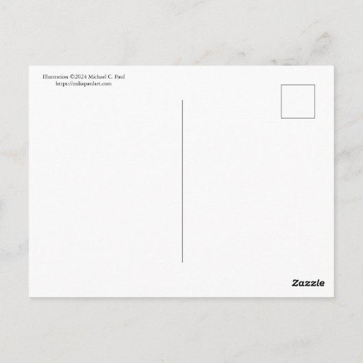 Carte Postale Trilobite (Dos)