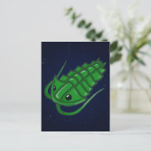 Carte Postale Trilobite vert (Debout devant)