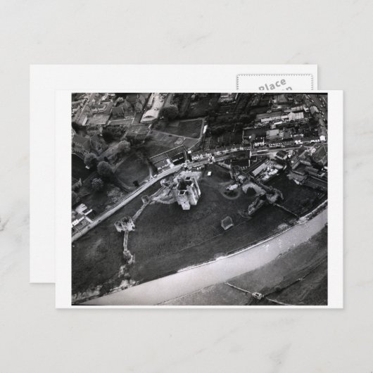 Carte Postale Trim Castle Vue aérienne, Co. Meath Irlande (Devant / Derrière)