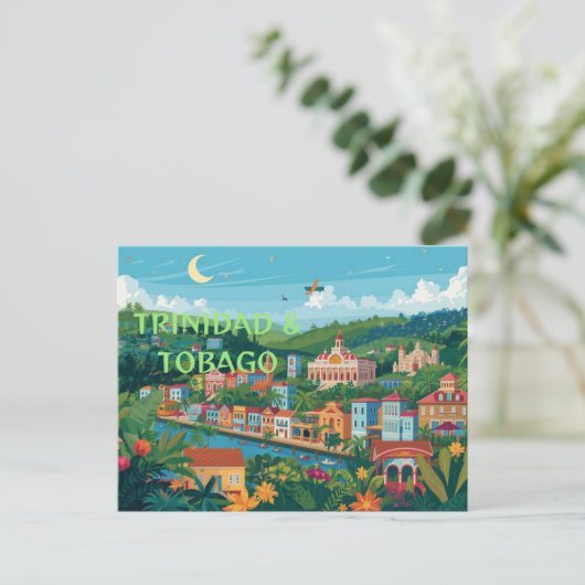 Carte Postale Trinidad and Tobago an island country  Postcard (Debout devant)