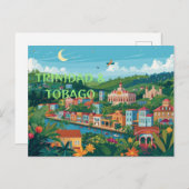 Carte Postale Trinidad and Tobago an island country  Postcard (Devant / Derrière)