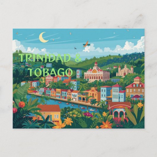Carte Postale Trinidad and Tobago an island country  Postcard (Devant)