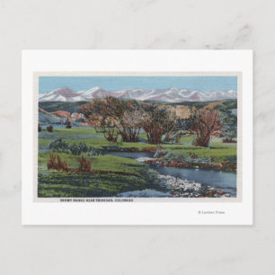 Carte Postale Trinidad, Colorado - SnowRange & Valley View