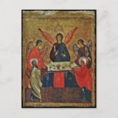 Carte Postale Trinité avec les saints (Devant)