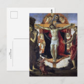 Carte Postale Trinité par Sandro Botticelli (Devant / Derrière)