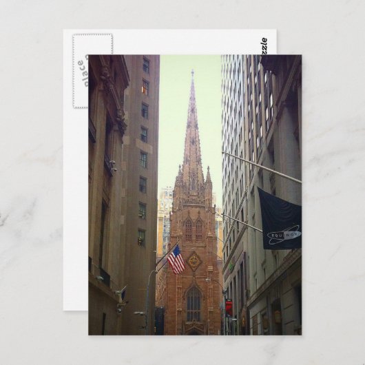 Carte Postale Trinity Church (Devant / Derrière)