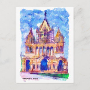 Carte Postale Trinity Church Boston