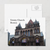 Carte Postale Trinity Church Boston (Devant / Derrière)