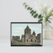 Carte Postale Trinity Church, Boston 1906 Vintage (Debout devant)
