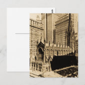 Carte Postale Trinity Church & Church Yard Lower Manhattan NYC (Devant / Derrière)