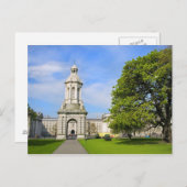 Carte Postale Trinity College à Dublin (Devant / Derrière)