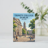Carte Postale Trinity College Dublin Irlande (Debout devant)