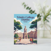Carte Postale Trinity College Dublin Irlande (Debout devant)