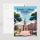 Carte Postale Trinity College Dublin Irlande (Devant / Derrière)
