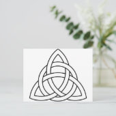Carte Postale trinity knot celtic saxon viking nordic (Debout devant)