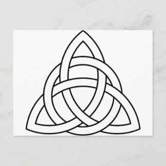 Carte Postale trinity knot celtic saxon viking nordic
