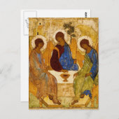 Carte Postale Trinity Rublev à la table (Devant / Derrière)