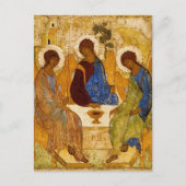 Carte Postale Trinity Rublev à la table (Devant)