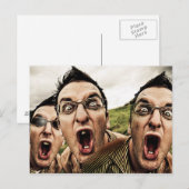 Carte Postale trio (Devant / Derrière)