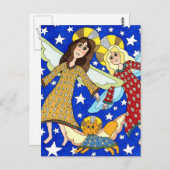 Carte Postale Trio d'anges (Devant / Derrière)