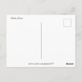 Carte Postale Trio des Chevaux Sauvages dans le désert (Dos)