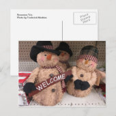 Carte Postale Trio des Snowmen (Devant / Derrière)