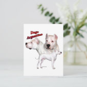 Carte Postale Trio Dogo Argentino 2 (Debout devant)