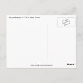 Carte Postale triomphe d'arc (Dos)