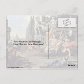 Carte Postale Triomphe De Flora Par Giovanni Battista Tiepolo (Dos)